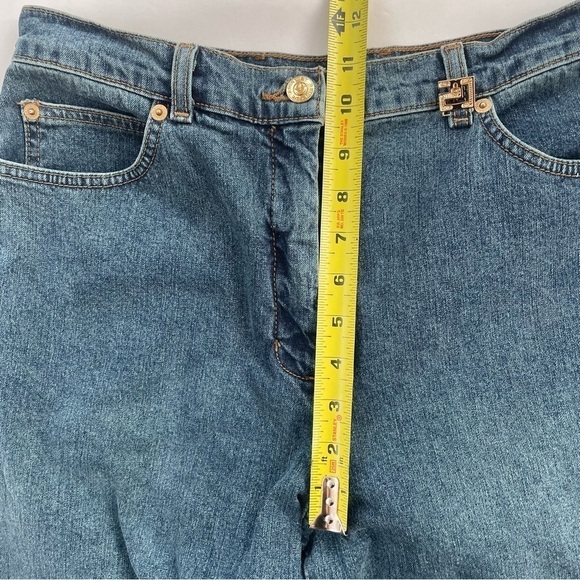 St. John by Marie Gray High Rise Straight Leg Jeans Size 10 EUC - Picture 6 of 8